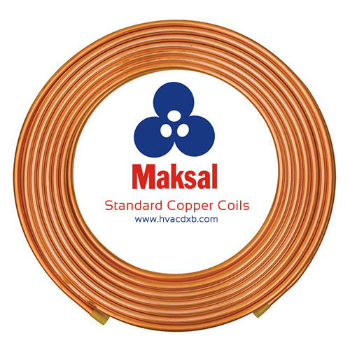 Maksal HVAC Copper Coils Pipes Standard Suppliers Dubai