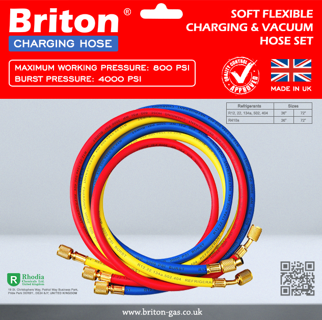 Tuyaux De Remplissage Réfrigérant - Lot De 3 (rouge, Bleu, Jaune) 150cm Pour Climatisation Auto, Maison, Camping-car
