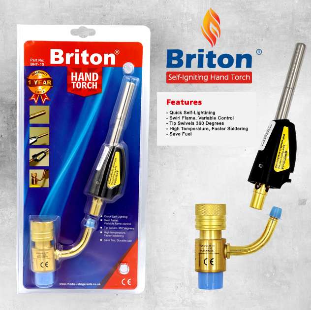 Briton Hand Torch for Mapp Gas